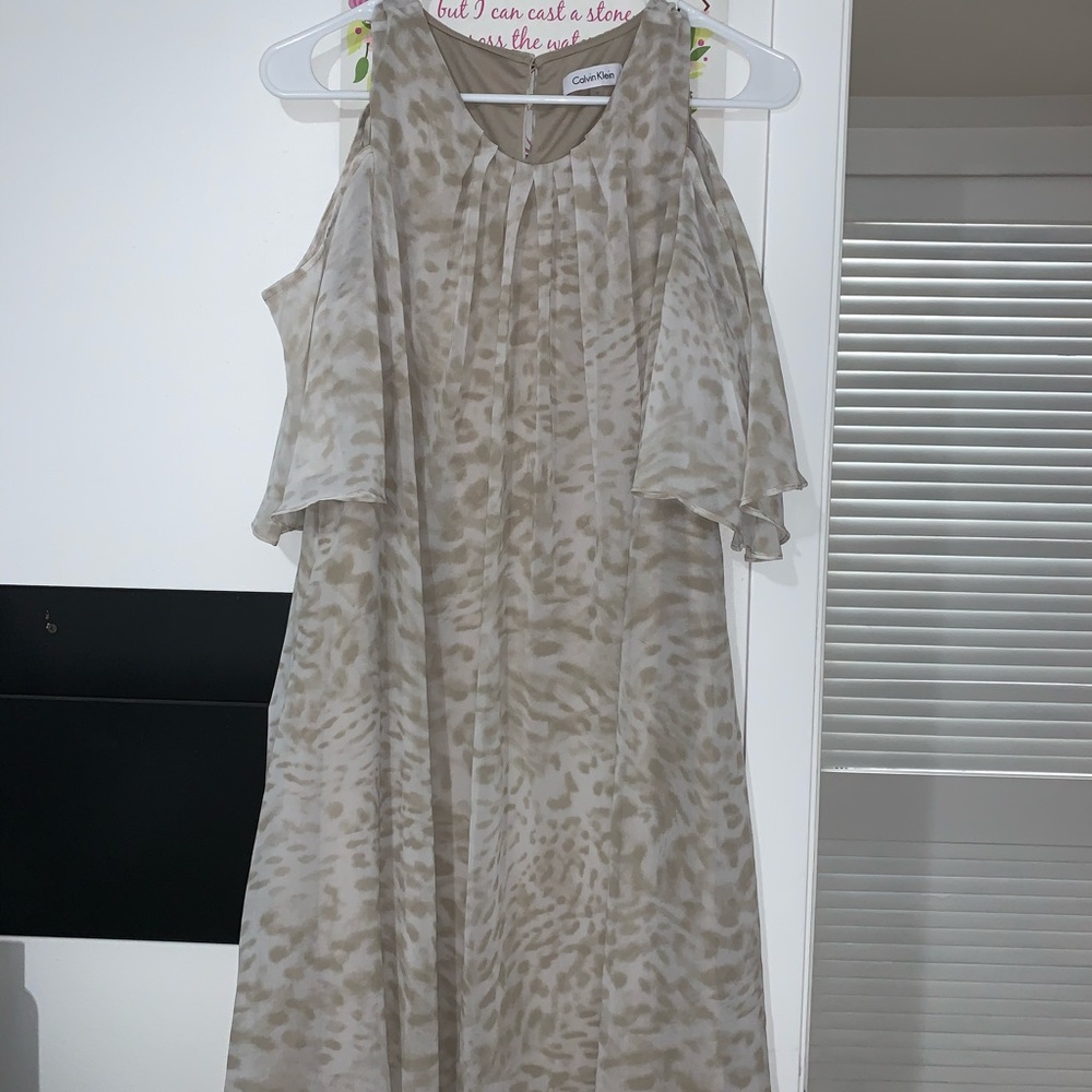 Calvin Klein chiffon dress
